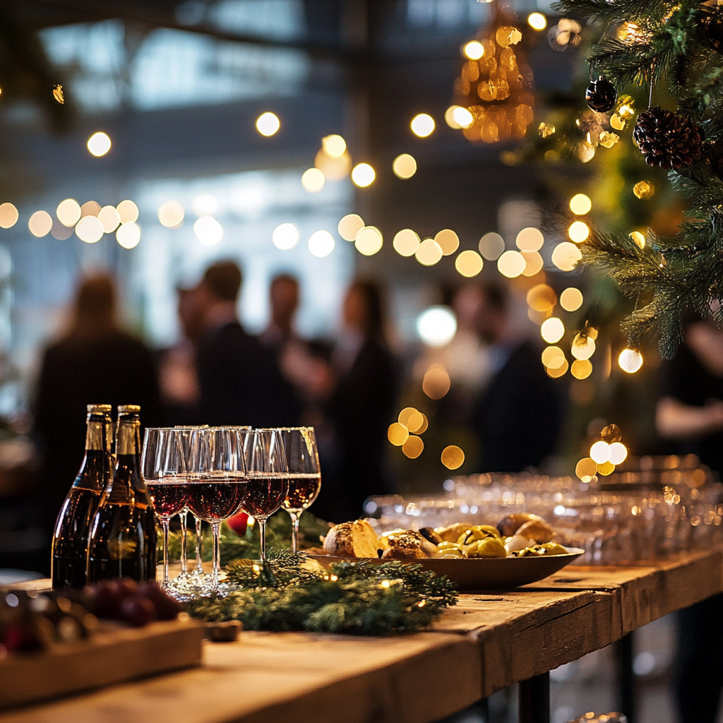 Kerstbrunch en kerstborrels